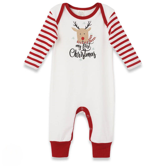 Tesa Babe - Baby Girls My First Christmas Reindeer Romper