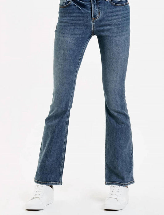 Jax Mid Rise Bootcut Jeans - Silverdale