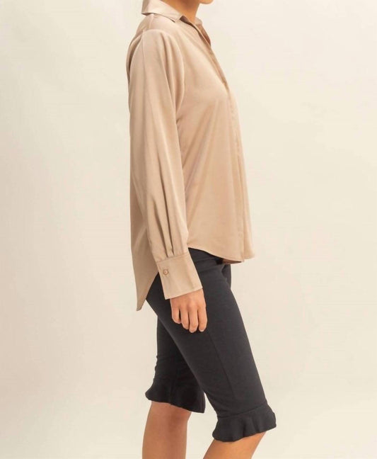 Hyfve - Sammy Button-up Satin Top