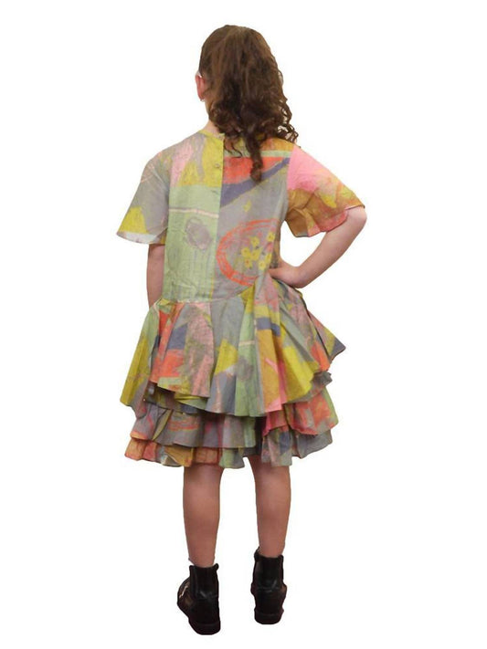 Bottom Ruffles Short Sleeve Shirt