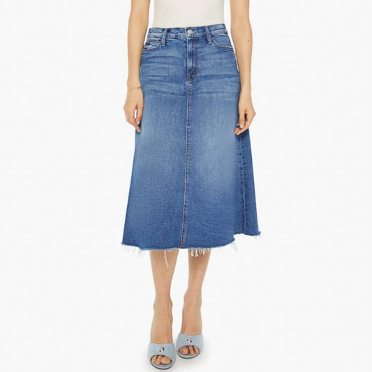 Mother - The Circle Midi Fray Skirt