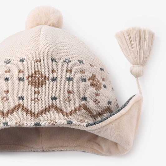 Elegant Baby - Kids Fairisle Aviator Knit Hat