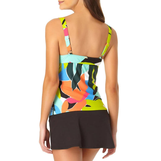 Anne Cole - Piped Underwire Tankini Swim Top