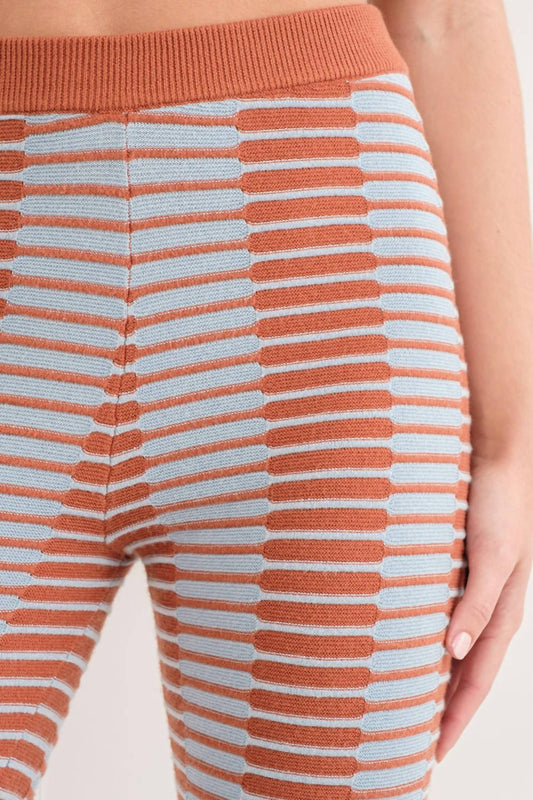 Pretty Garbage - Ezra Texture Knit Flare Pant