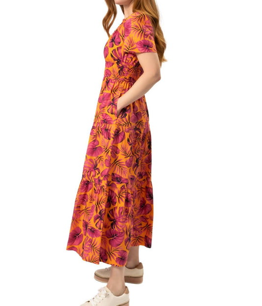 Area Stars - Org Floral Maxi Dress