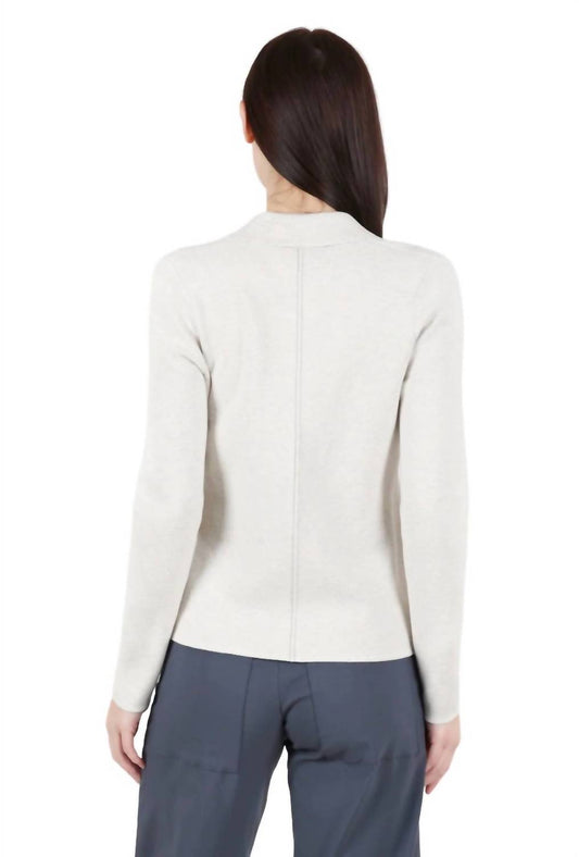 Kinross - Fitted Notch Collar Cardigan