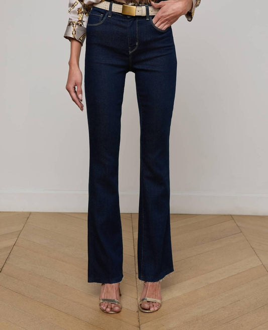 L'Agence - Ruth High Rise Straight Leg Jean