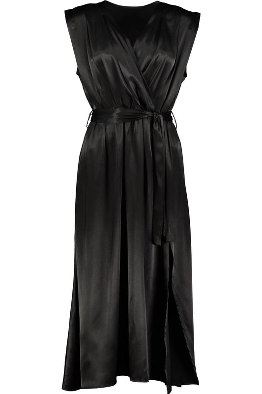 Aeries Satin Wrap Dress