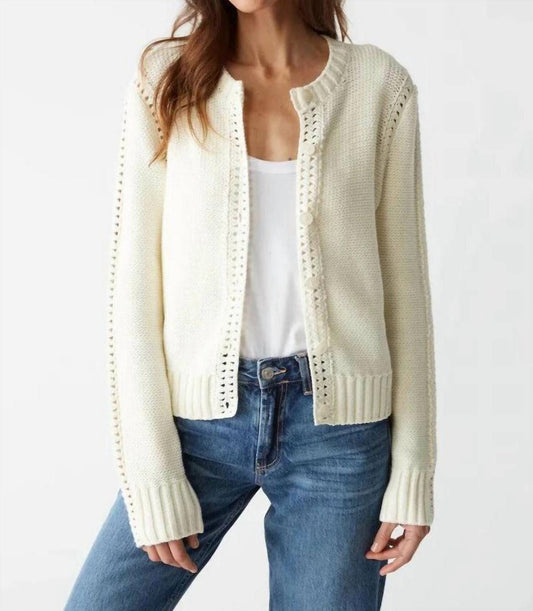 Michael Stars - Adaline Crochet Cardigan Sweater