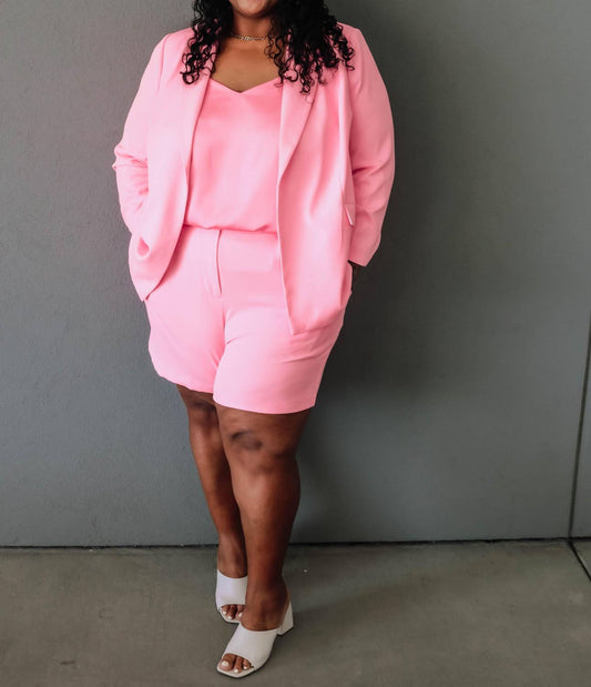 Skies Are Blue - Haven Blazer - Plus