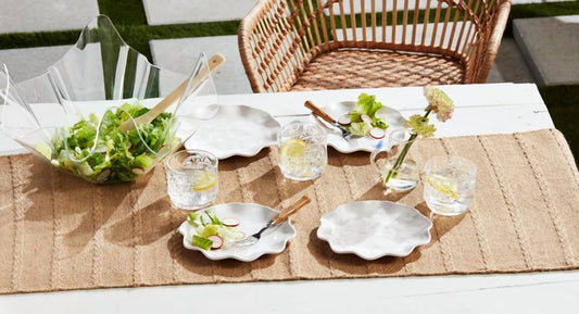 Mudpie - Women's Ruffle Melamine Plate