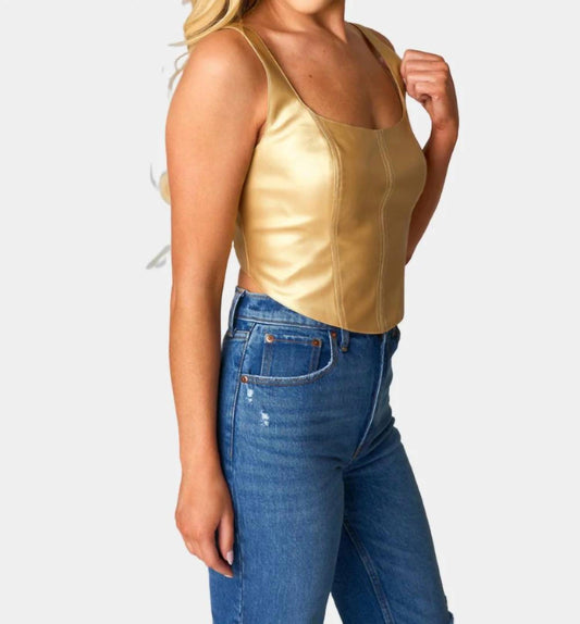 Buddylove - Coco Vegan Leather Corset Top