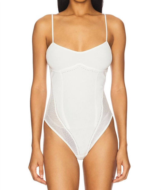 Fleur Du Mal - Knit Underbust Cami Bodysuit