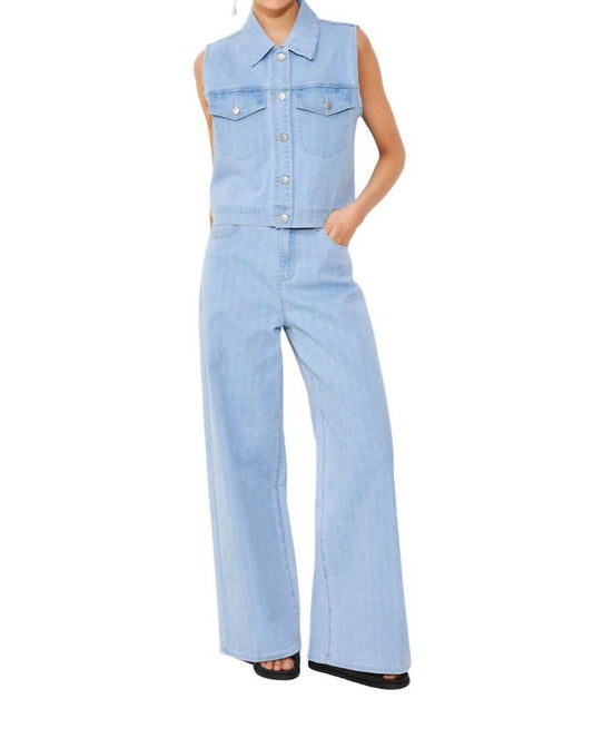 Suncoo - Dylan Sleeveless Denim Jacket