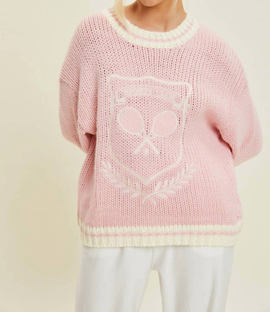 Baevely By Wellmade - Tennis Club Sweater
