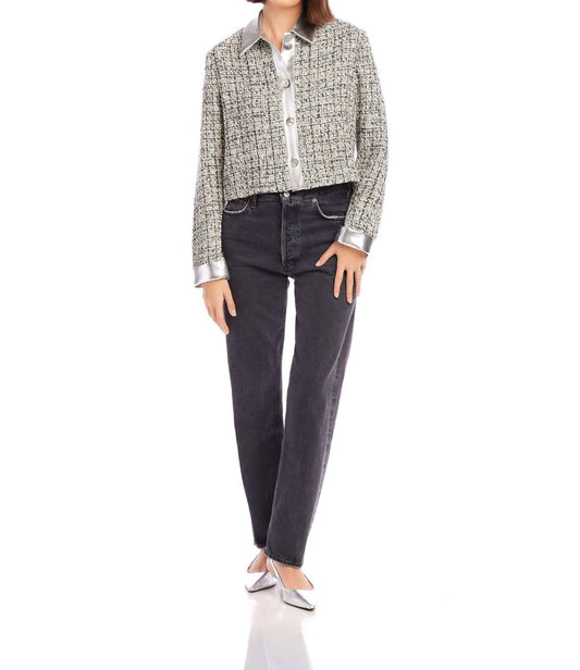 Fifteen Twenty - Cher Boucle Cropped Jacket