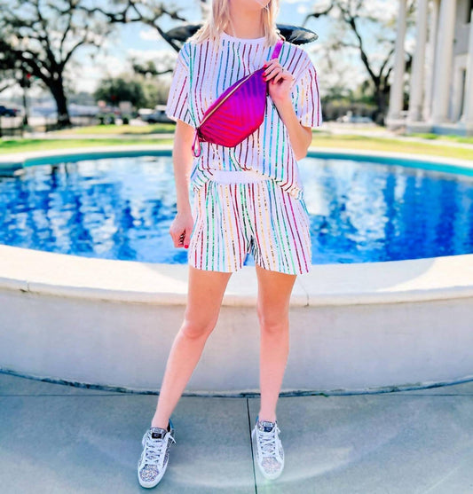 Caroline Hill - Charlotte Quilted Sling Belt Bag Fanny Pack