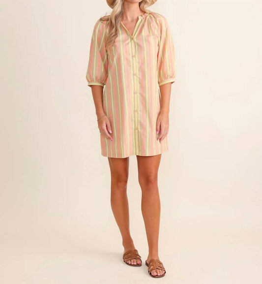 Sedge - Amanda Desert Stripe Dress