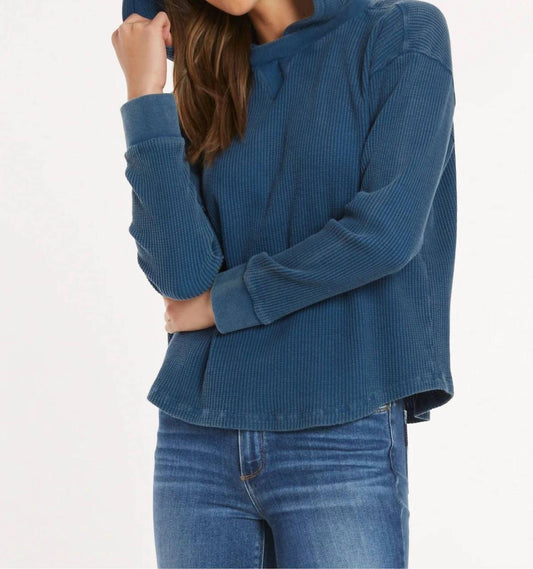 Mododoc - Long Sleeve Waffle Hoodie