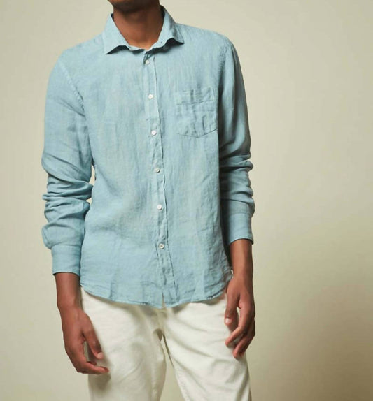 Hartford - Men's Paul Pat Linen Shirt