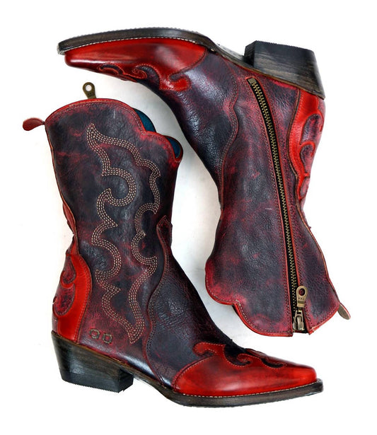 Bedstu - Women's Deuce Cowgirl Leather Boots