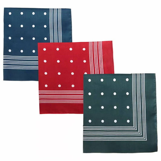Barbour - SPOTTED HANDKERCHIEF - PACK OF 3