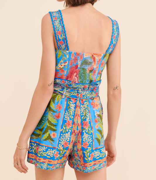 Farm Rio - Stitched Garden Romper