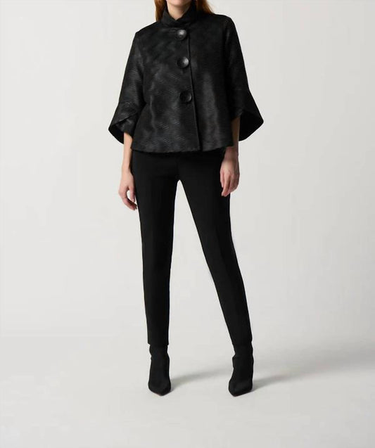Joseph Ribkoff - Oversized Button Jacket