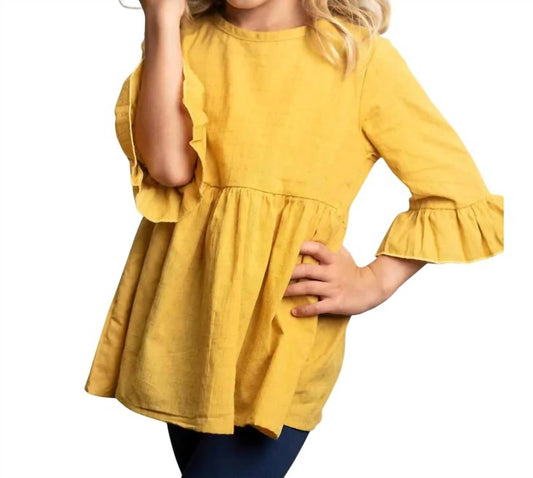 Adorable Sweetness - Ruffle Sleeve Top