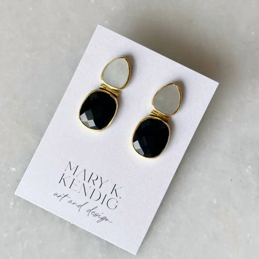 Mary K Kendig - The Hampton Noir Earring