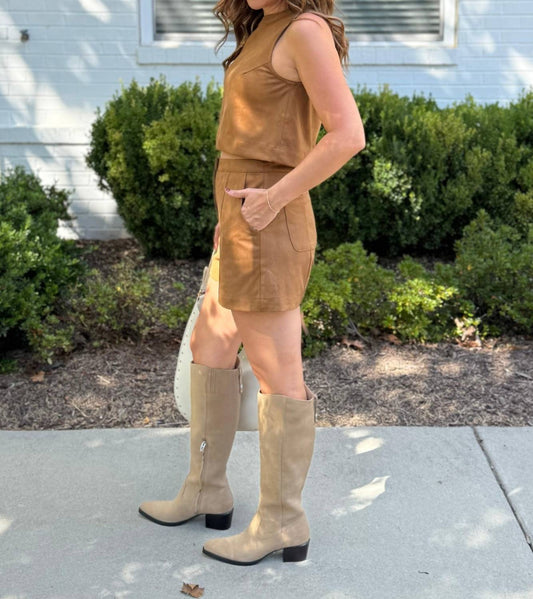 Storia - Catalina Suede Shorts