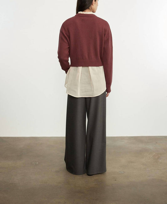 Enza Costa - CHUNKY COTTON CASHMERE SWEATER