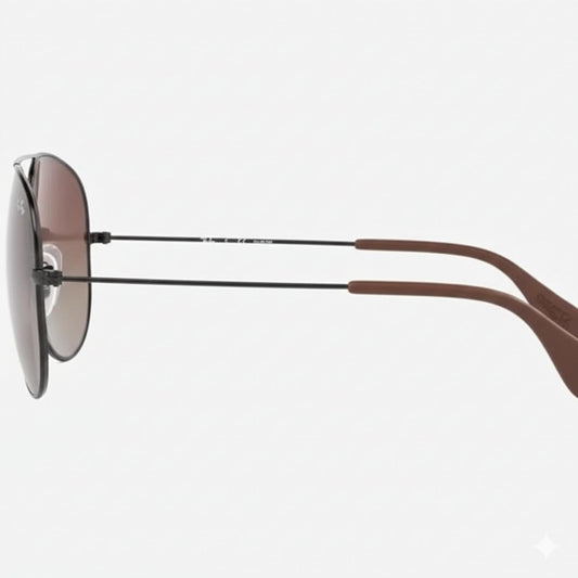 Ray Ban - Men's New Polished Black Frame Sunglasses