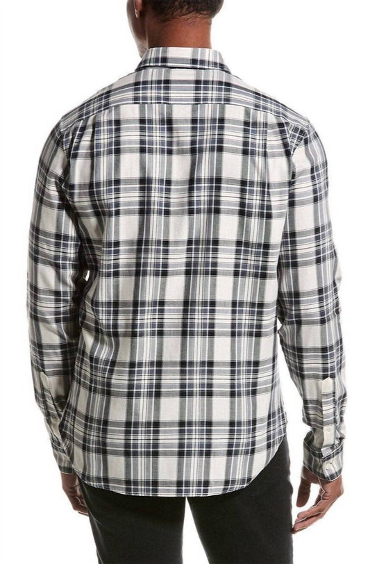 Vince - Men's Ocean Plaid Shirt