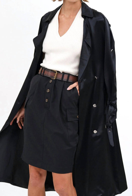 Nonchalant Label - Violet Trench Coat