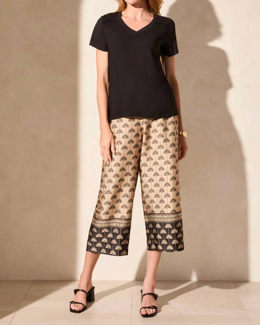 Tribal - Soft Touch Cotton Mixed Media Top