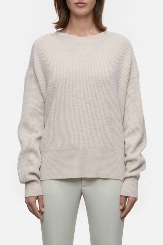 Closed - Merino Wool Jumper - beige - clothing - crew