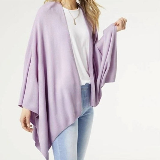 Coco + Carmen - Lightweight Knit Wrap Shawl - accessories - acrylic - pink