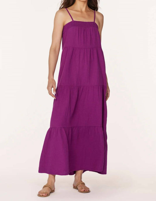 Bobi - Tiered Cami Maxi Dress