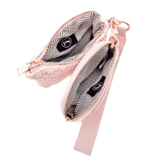 Pretty Simple - Women's Wonderlust Woven Dual Pouch Wristlet