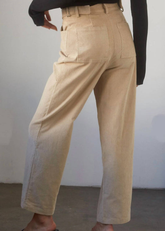 Crescent - Women's Tianna Pleated Corduroy Trouser