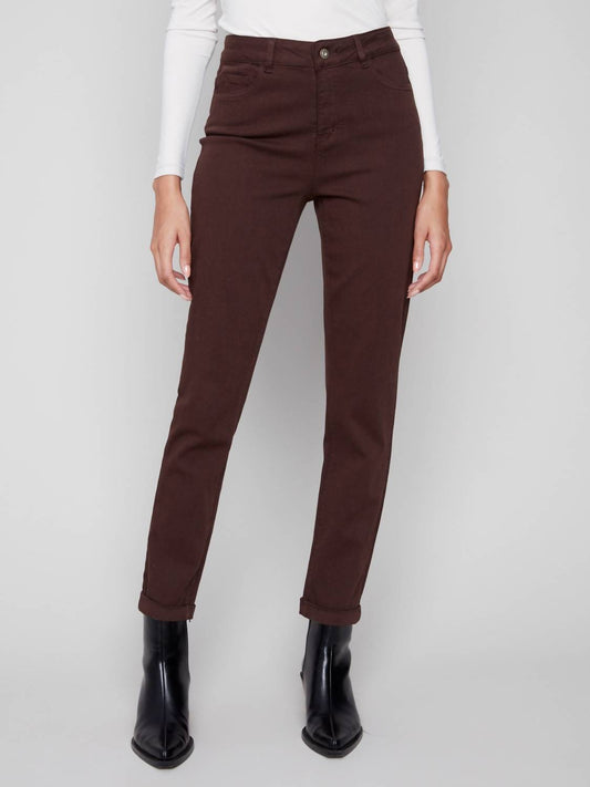 Charlie B - Cuffed Twill Pants