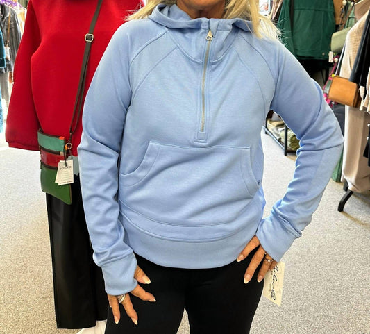 Lulu-B - Women's 1/2 Zip Hoodie