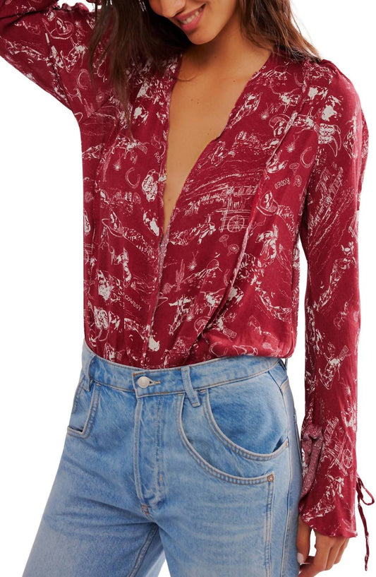 Free People - Everythings rosy bodysuit