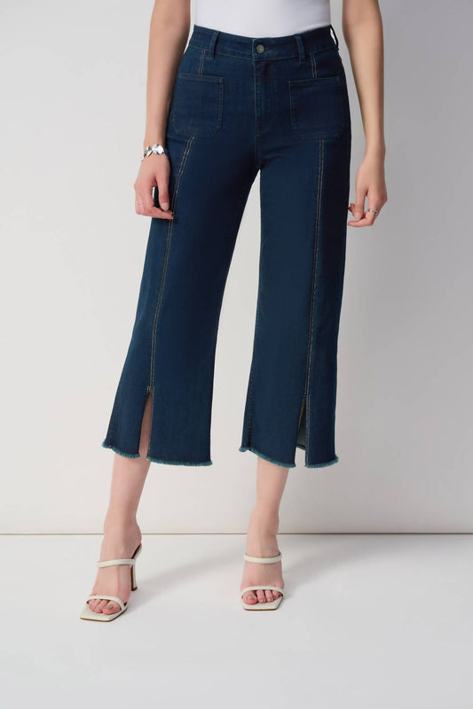 Joseph Ribkoff - High-waisted Cropped Trousers