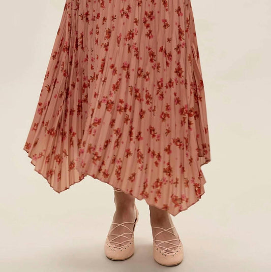 Rebecca Taylor - Celeste Striped Pleated Skirt