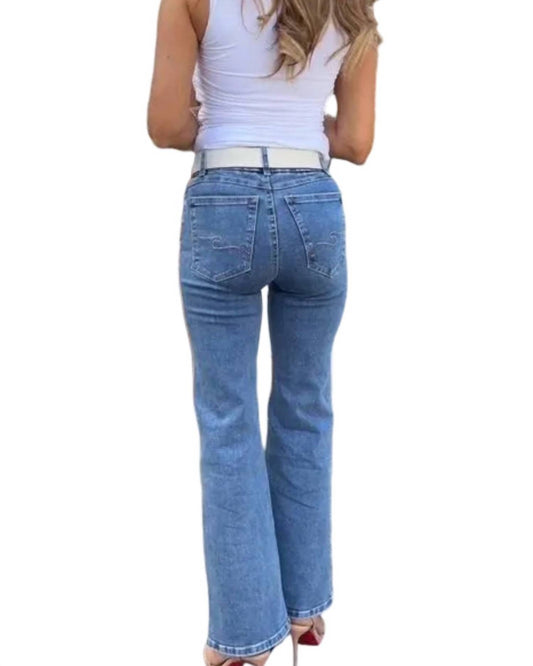 Bevy Flog - Amy High Rise Flare Leg Jeans