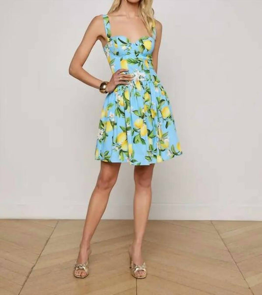 L'Agence - Jai Drop Waist-Wire Mini Dress