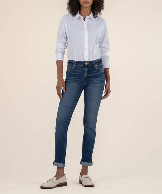 Kut From The Kloth - Catherine Mid Rise Boyfriend Jeans