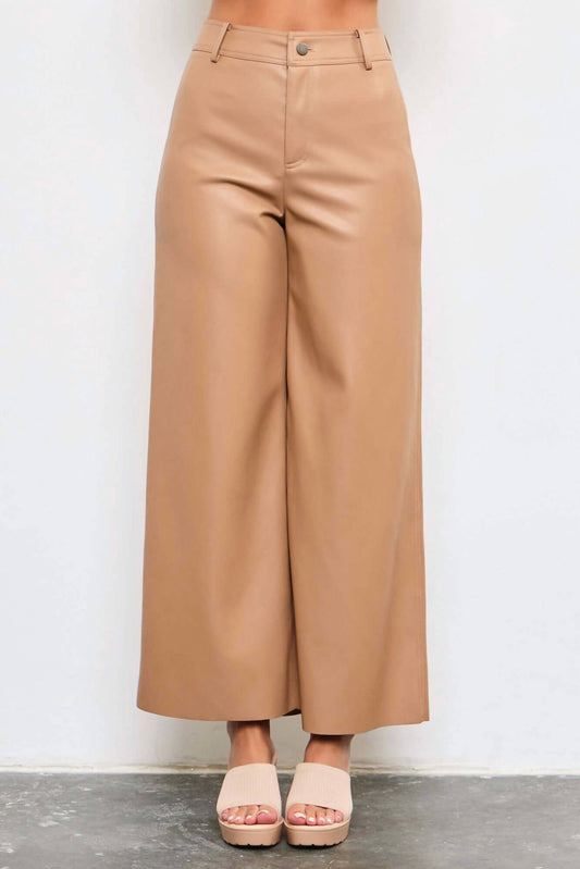 Mustard Seed - Paula High Waisted Leather Pants